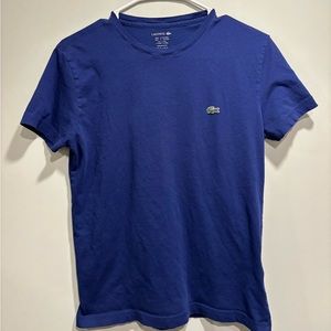 NWOT Lacoste Navy Blue Tee